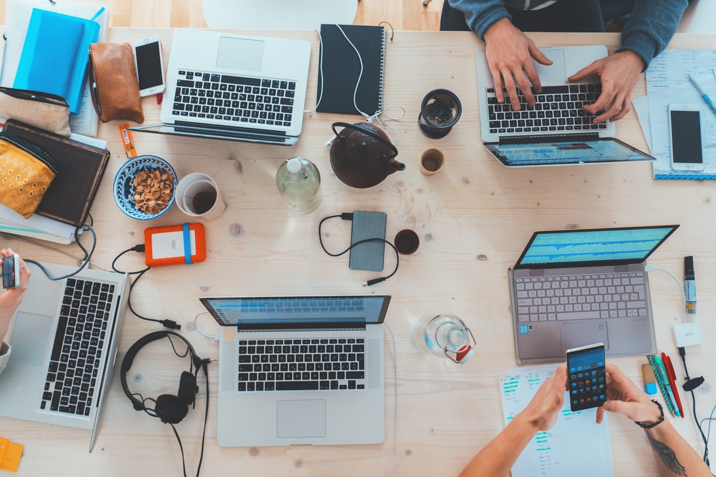 Professional software development workspace